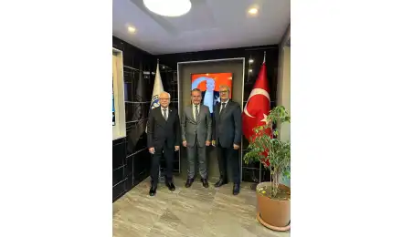 Burdur ASKF Başkanı Mehmet Şimşek Konfederasyonu Ziyaret Etti