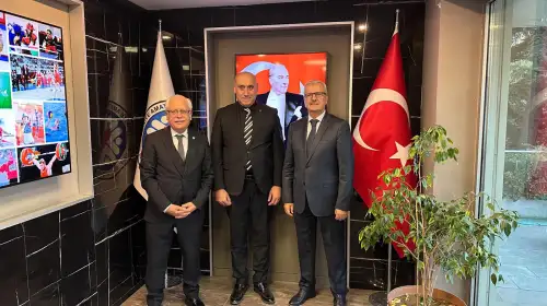 Gençlik Hizmetleri ve Spor İl Müdürü Birdal Öztürk Konfederasyonu Ziyaret Etti